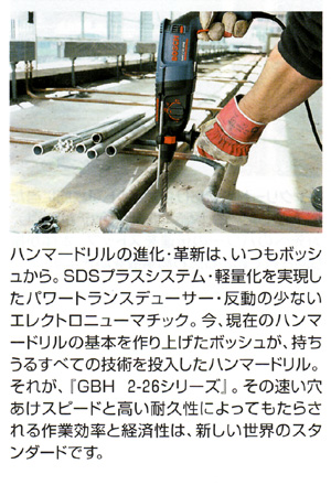 BOSCH �{�b�V�� �n���}�[�h���� GBH2- 26RE